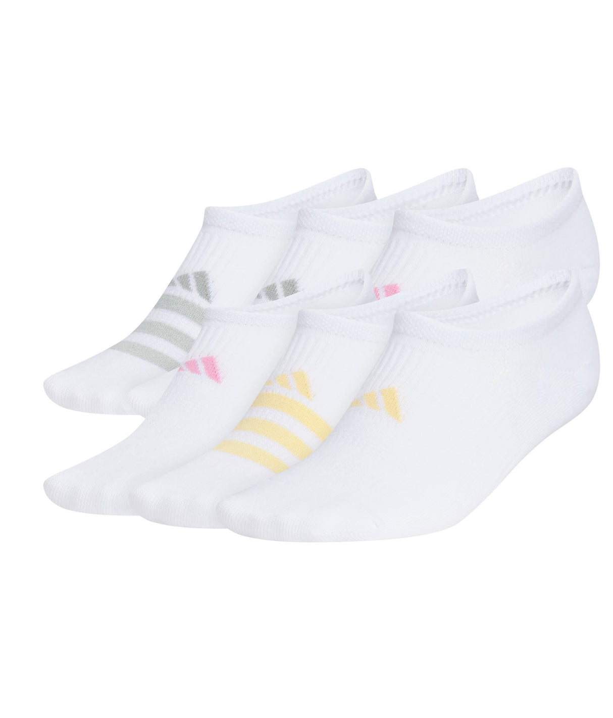 adidas Women's Superlite 3.0 6-Pack Super No Show Sock Unisex Accessories Socks