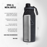 adidas Steel 1L Metal Bottle-2