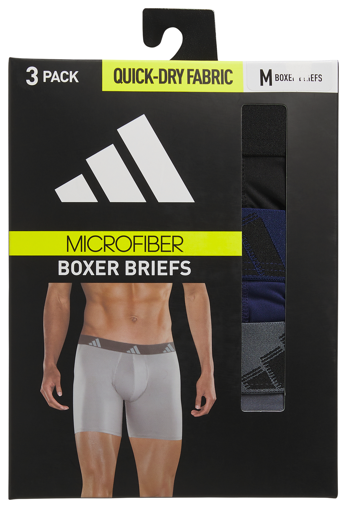 adidas Men's All Day Microfiber 3-Pack Boxer Brief-8