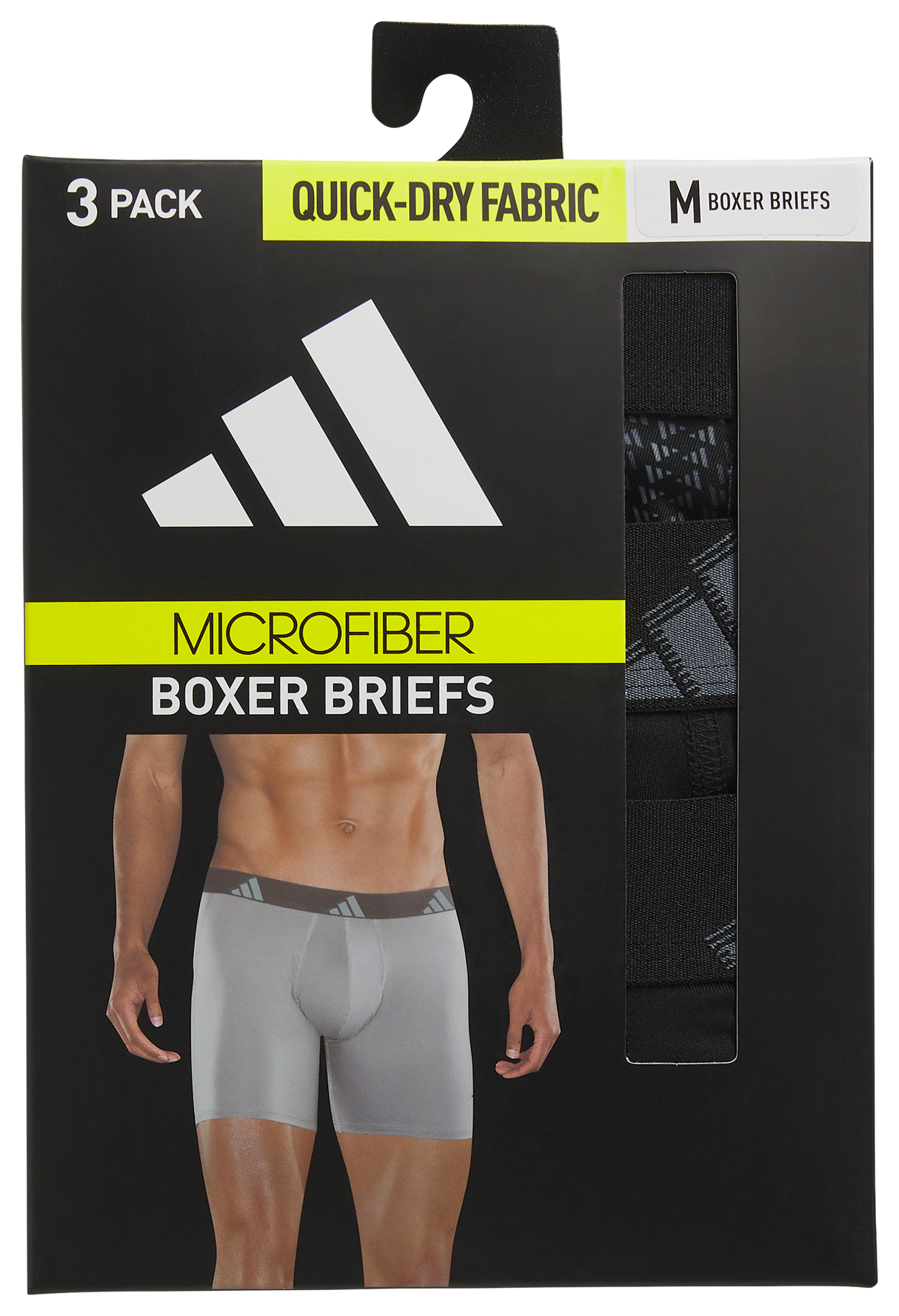 adidas Men's All Day Microfiber 3-Pack Boxer Brief-5