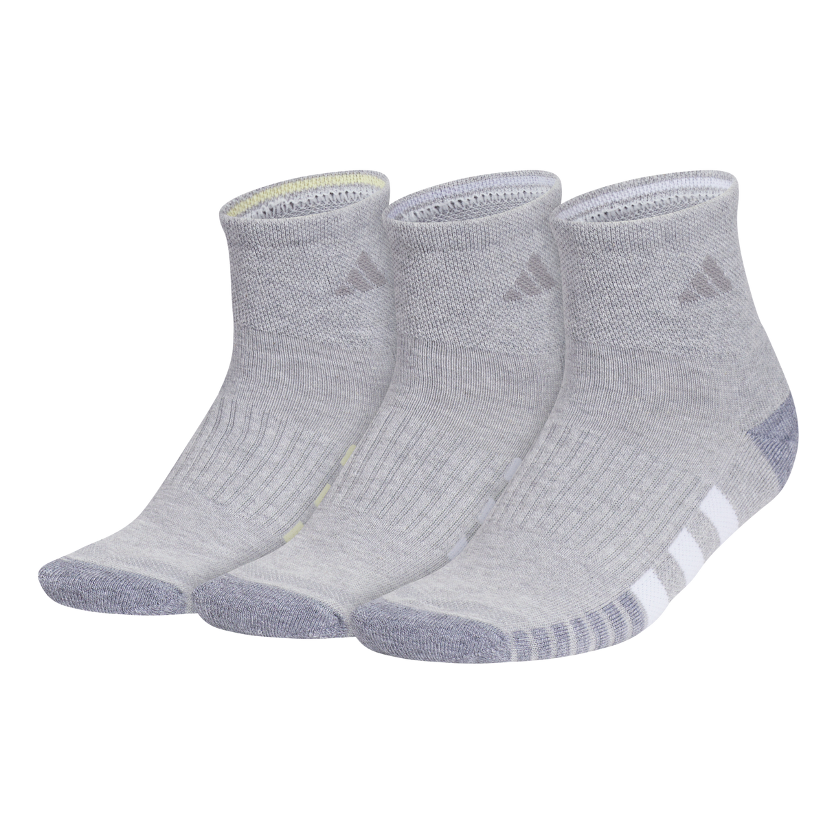 adidas Women's Cushioned 3.0 3-Pack Quarter Sock-1