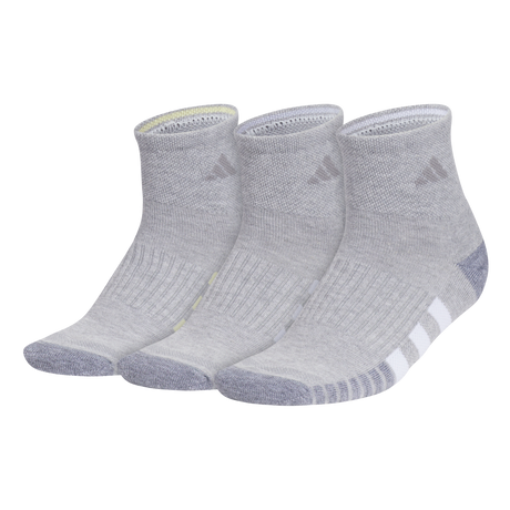 adidas Women's Cushioned 3.0 3-Pack Quarter Sock-1
