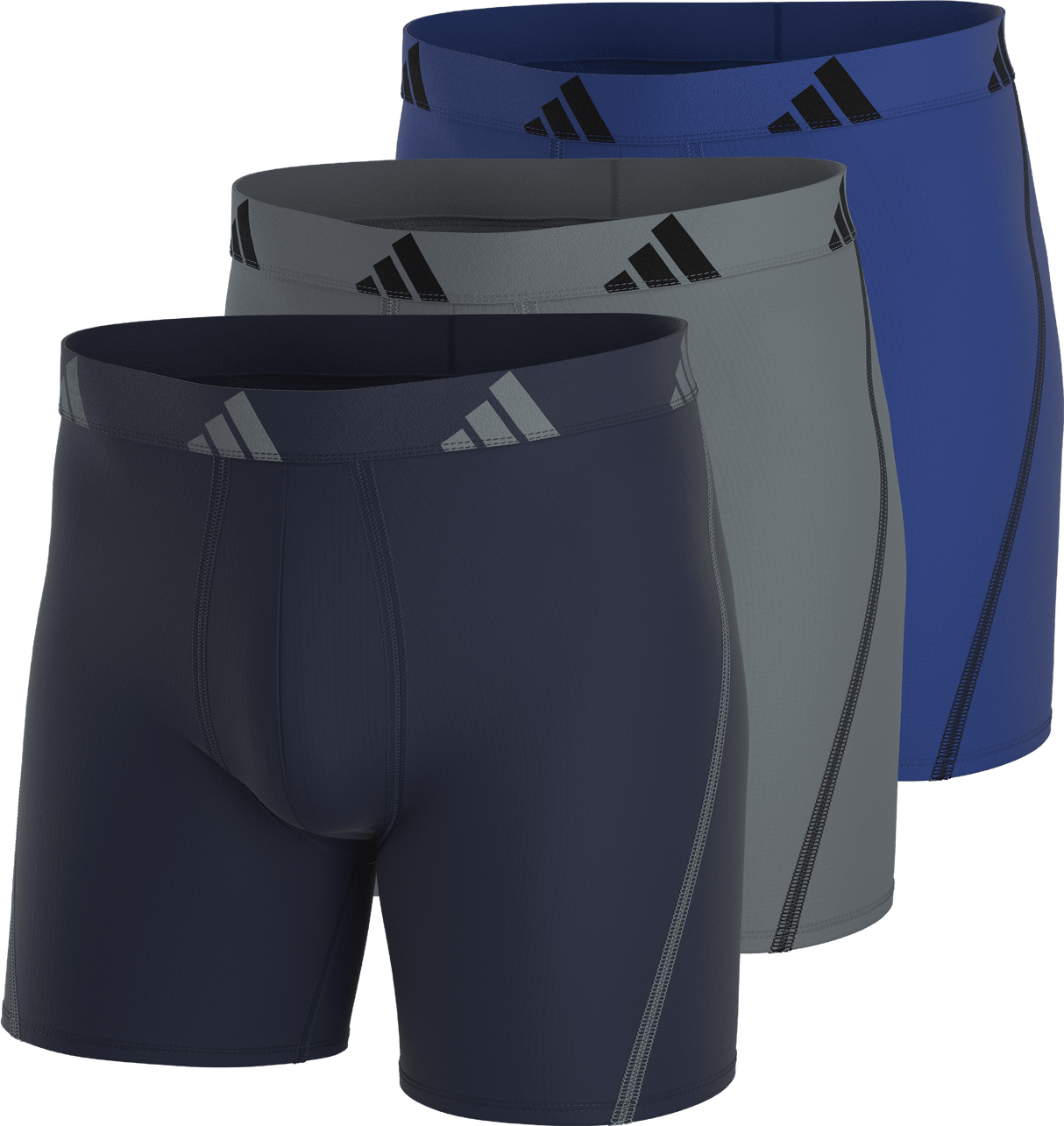 adidas Men's All Day Mesh 3-Pack Boxer Brief-1