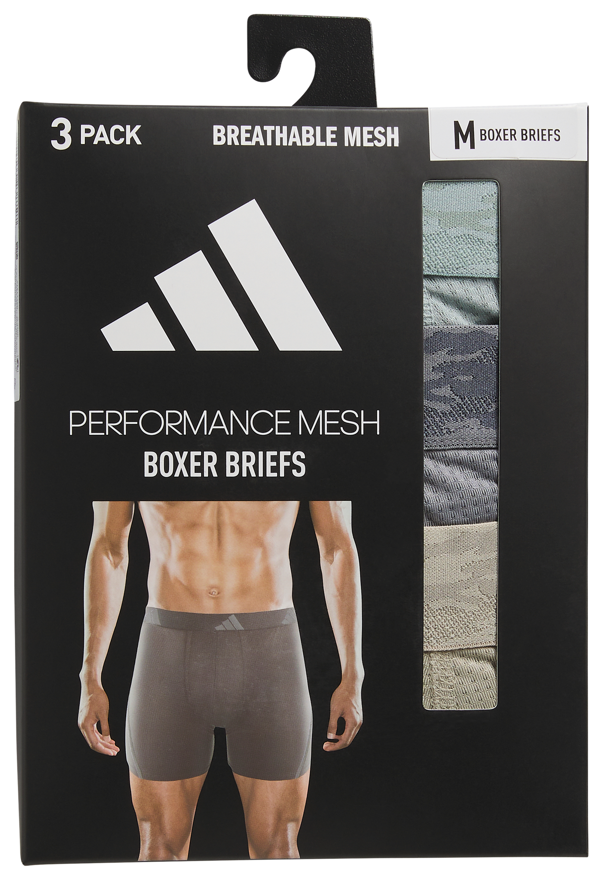 adidas Men's All Day Mesh 3-Pack Boxer Brief-8