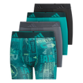 adidas Youth Microfiber Graphic 4-Pack Boxer Brief-1