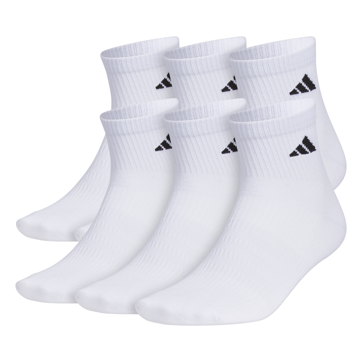 adidas Men's Superlite 3.0 6-Pack Quarter Sock-1