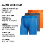 adidas Men's All Day Mesh 3-Pack Boxer Brief-2
