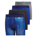 adidas Youth Microfiber Graphic 4-Pack Boxer Brief-1
