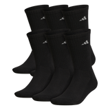 adidas Men's Athletic Cushioned 6-Pack Crew Sock-1