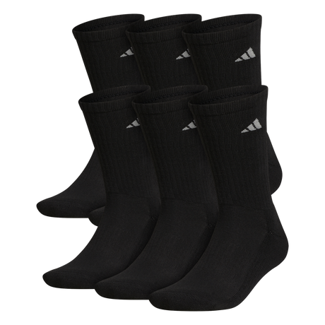 adidas Men's Athletic Cushioned 6-Pack Crew Sock-1