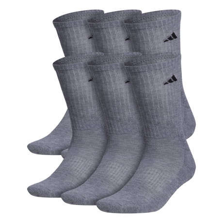 adidas Men's Athletic Cushioned 6-Pack Crew Sock-1