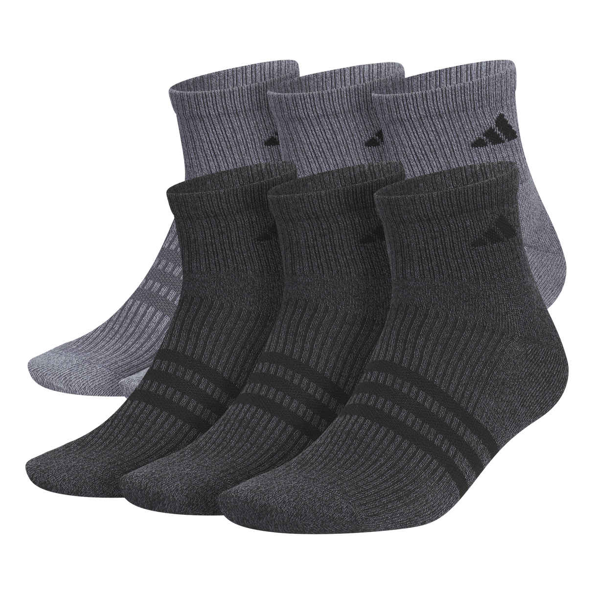 adidas Men's Superlite 3.0 6-Pack Quarter Sock-1