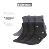 adidas Men's Superlite 3.0 6-Pack Quarter Sock-2