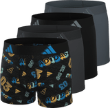 adidas Youth Microfiber Graphic 4-Pack Boxer Brief-1