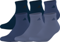 adidas Men's Superlite 3.0 6-Pack Quarter Sock-1