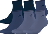 adidas Men's Superlite 3.0 6-Pack Quarter Sock-1