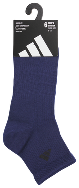 adidas Men's Superlite 3.0 6-Pack Quarter Sock-6