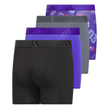 adidas Youth Microfiber Graphic 4-Pack Boxer Brief-2