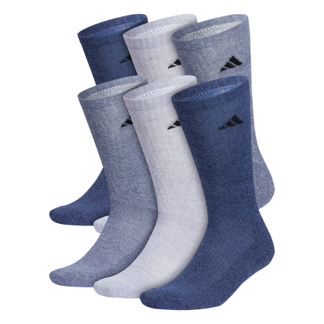 adidas Men's Athletic Cushioned 6-Pack Crew Sock-1