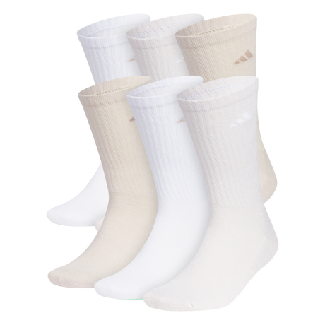 adidas Men's Athletic Cushioned 6-Pack Crew Sock-1