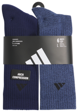 adidas Men's Athletic Cushioned 6-Pack Crew Sock-6