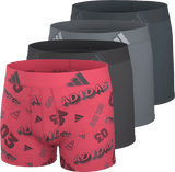adidas Youth Microfiber Graphic 4-Pack Boxer Brief-1