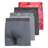 adidas Youth Microfiber Graphic 4-Pack Boxer Brief-2