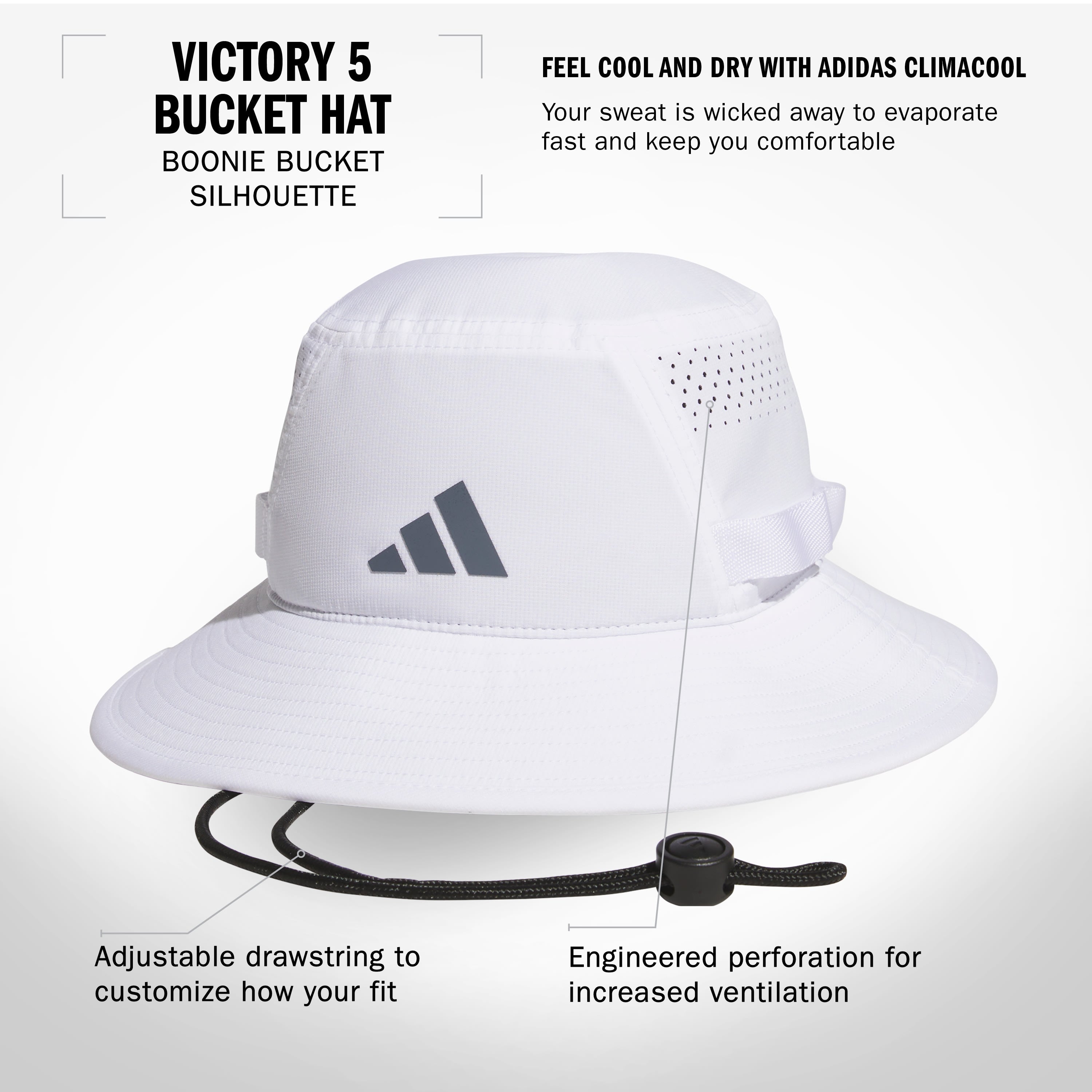 adidas Men's Victory 5 Bucket Hat | League Outfitters