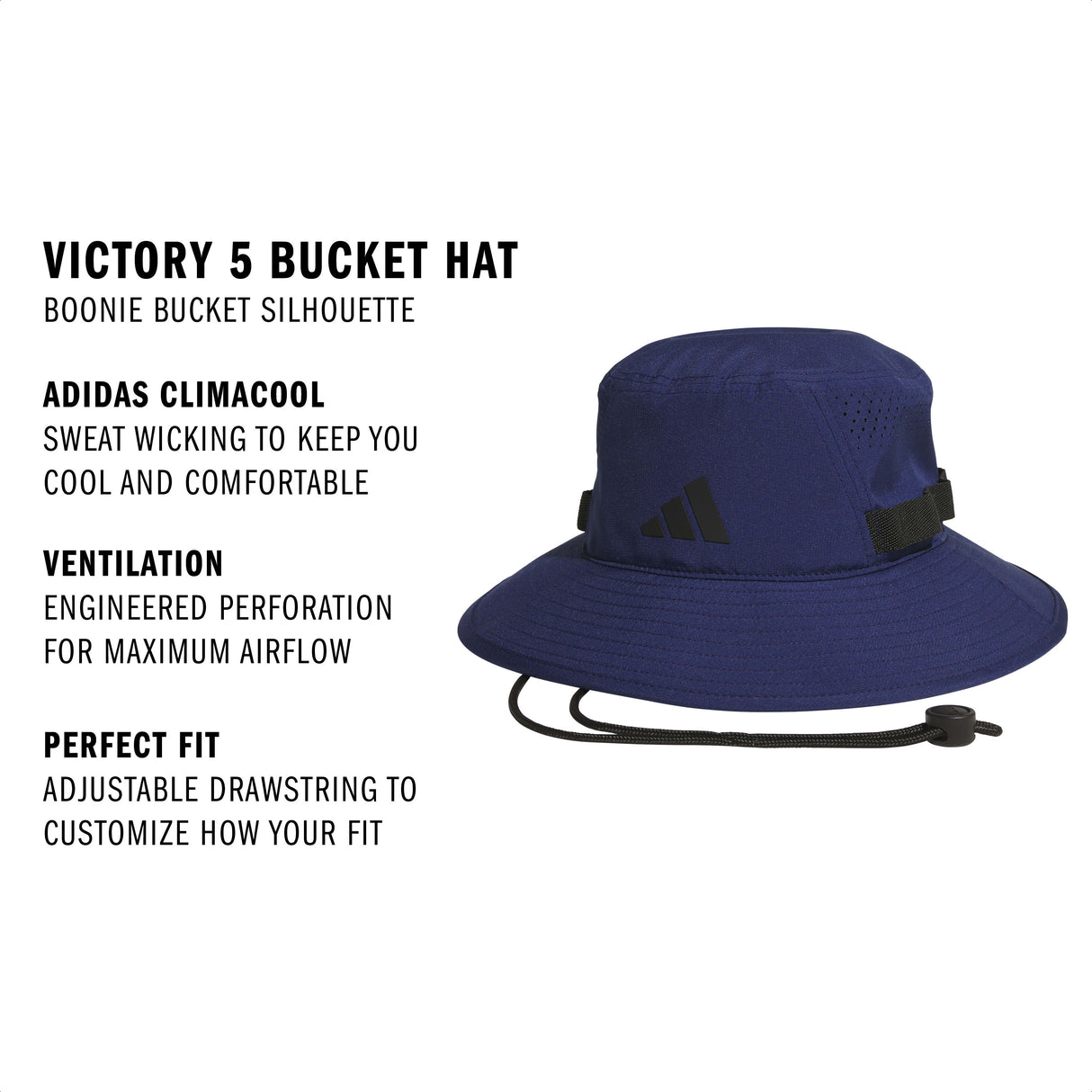 adidas Men's Victory 5 Bucket Hat-3