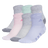 adidas Girl's Athletic Cushioned 6-Pack Quarter Sock-1