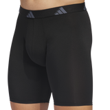 adidas Men's All Day Microfiber 3-Pack Long Boxer Brief-3