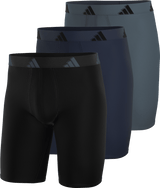 adidas Men's All Day Microfiber 3-Pack Long Boxer Brief-1
