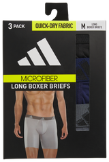 adidas Men's All Day Microfiber 3-Pack Long Boxer Brief-8