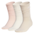 adidas Women's Athletic Scrunch 3-Pack Crew Sock-1