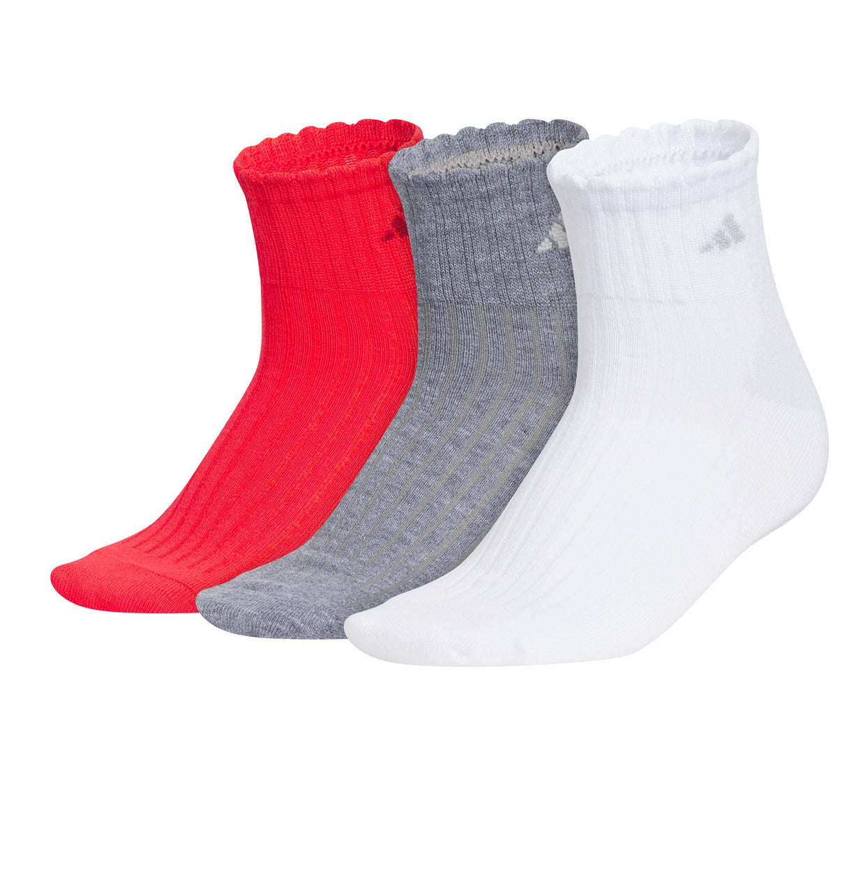 adidas Women's Sport Fashion 3-Pack Quarter Sock Unisex Accessories Socks