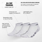 adidas Men's All Day Training 3-Pack Low Cut Sock-2
