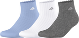 adidas Women's Sport Fashion 3-Pack Quarter Sock-1