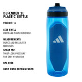 adidas Defender 1L Plastic Bottle-2