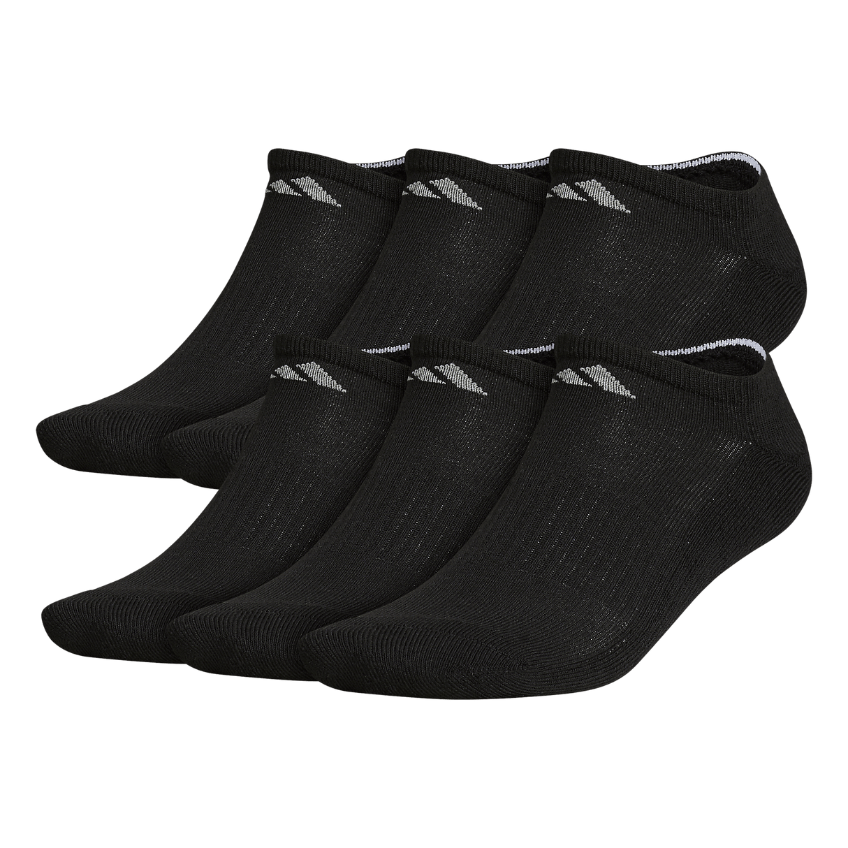adidas Men's Athletic Cushioned 6-Pack No Show Sock-1