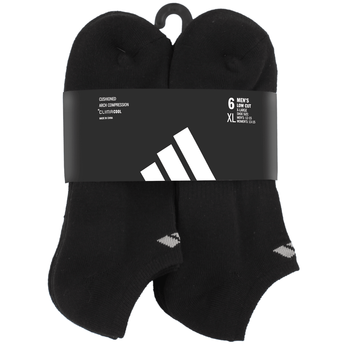 adidas Men's Athletic Cushioned 6-Pack No Show Sock-9