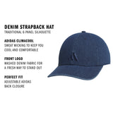 adidas Men's Denim Strapback Hat-3