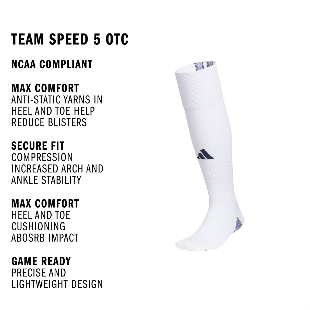 adidas Team Speed 5 OTC Sock-2