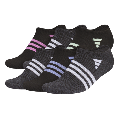 adidas Women's Superlite 3.0 6-Pack No Show Sock-1