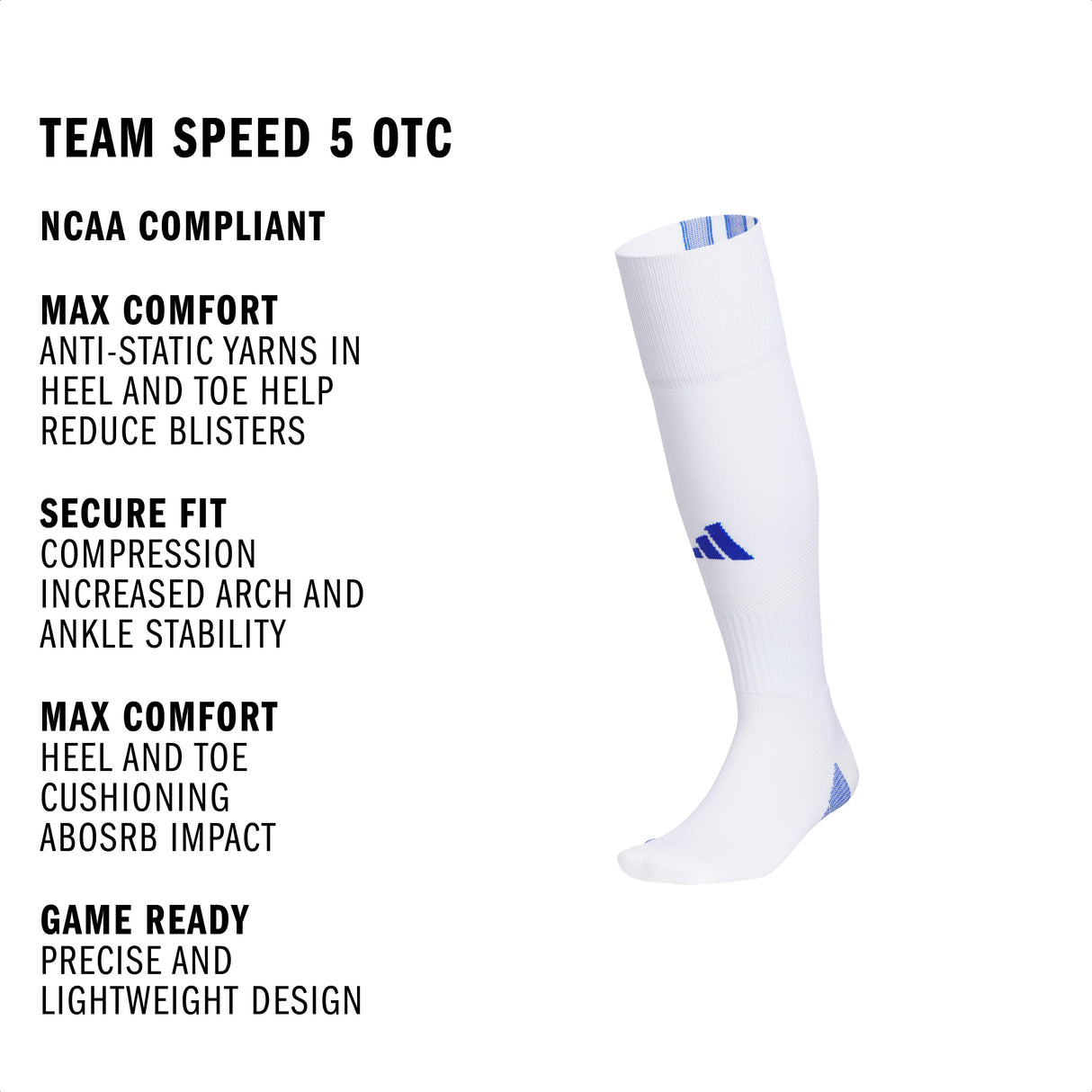 adidas Team Speed 5 OTC Sock-2