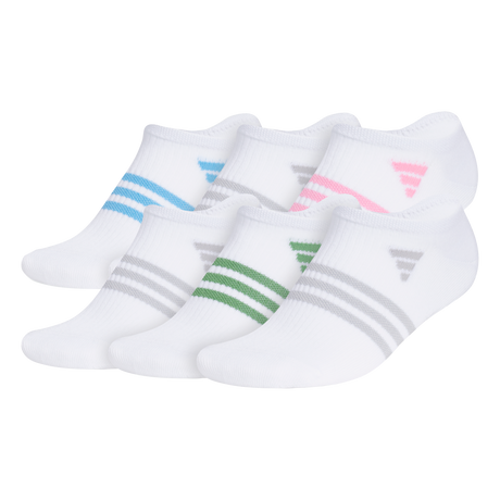 adidas Women's Superlite 3.0 6-Pack No Show Sock-1
