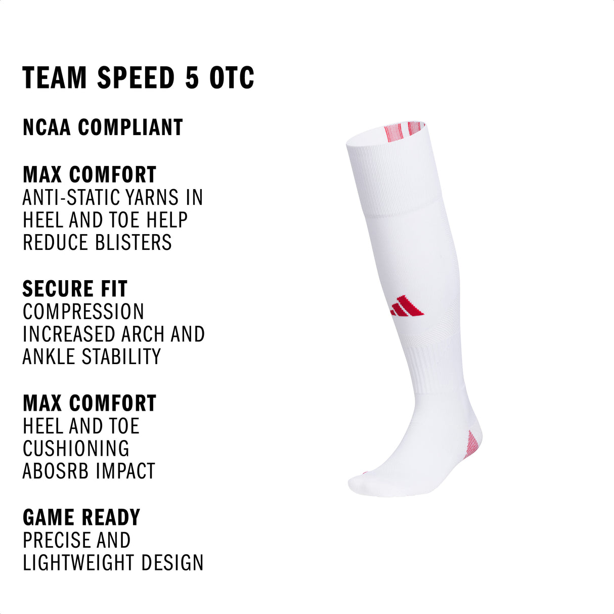 adidas Team Speed 5 OTC Sock-2