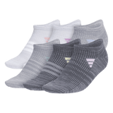 adidas Women's Superlite 3.0 6-Pack No Show Sock-1