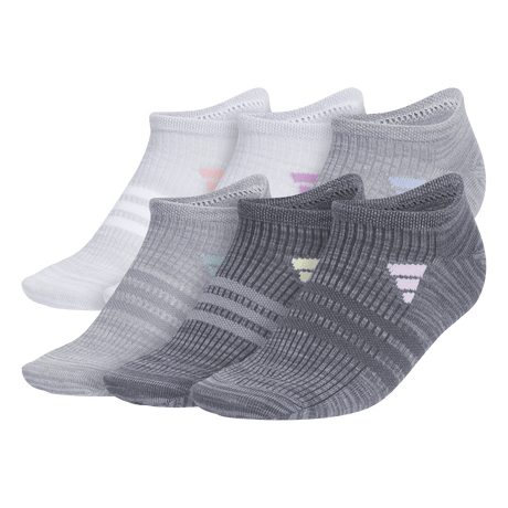 adidas Women's Superlite 3.0 6-Pack No Show Sock-1