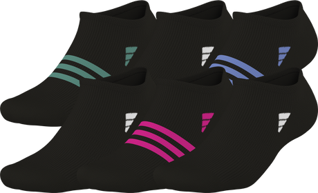 adidas Women's Superlite 3.0 6-Pack No Show Sock-1