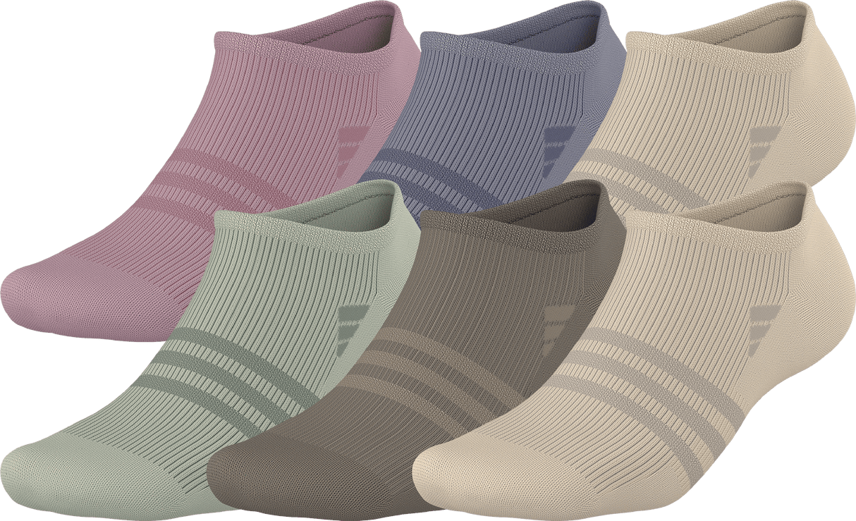 adidas Women's Superlite 3.0 6-Pack No Show Sock-1